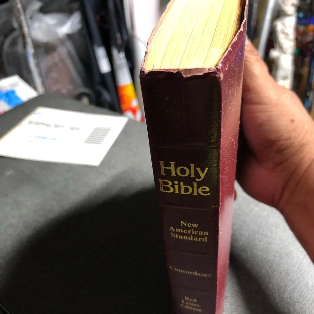 Holy Bible New American Standard Burgundy Cover Portable by B&H 1977